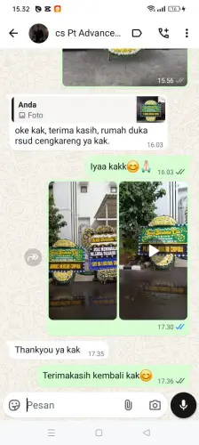Testimonial Papan Bunga Pernikahan kadubale