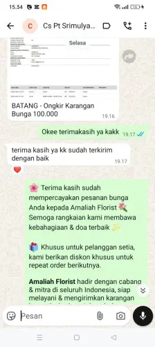Testimonial Papan Bunga kadubale