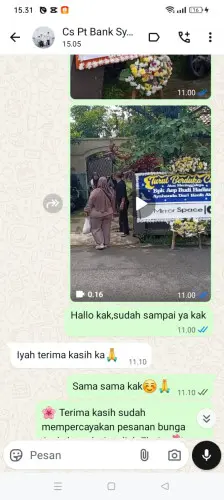 Testimonial Papan Bunga kadubale
