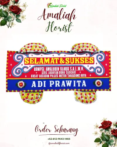 Karangan Bunga Ucapan Selamat kadubale